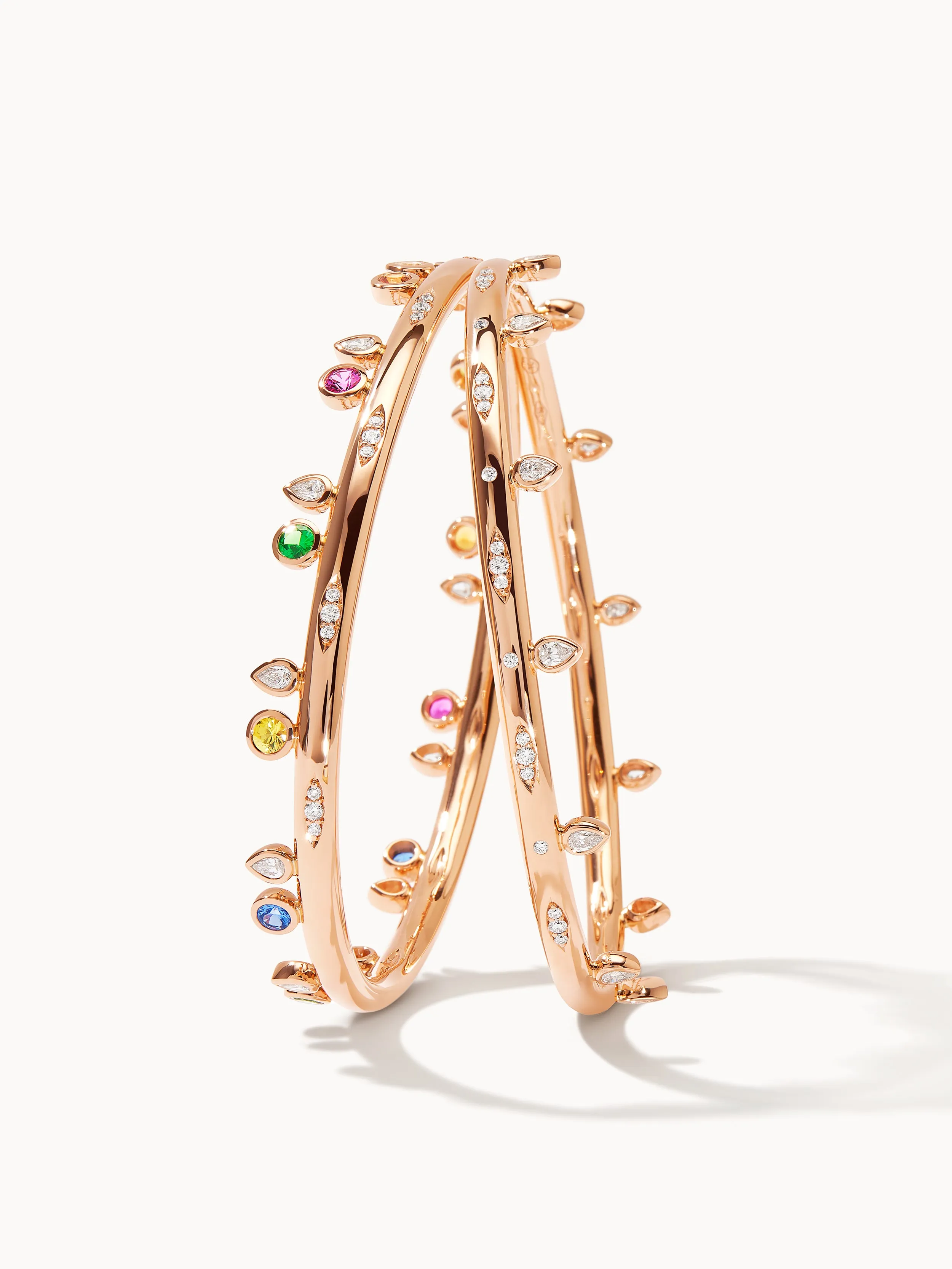 Bangle GYPSY 'Candy' 17 cm 18K rose gold
