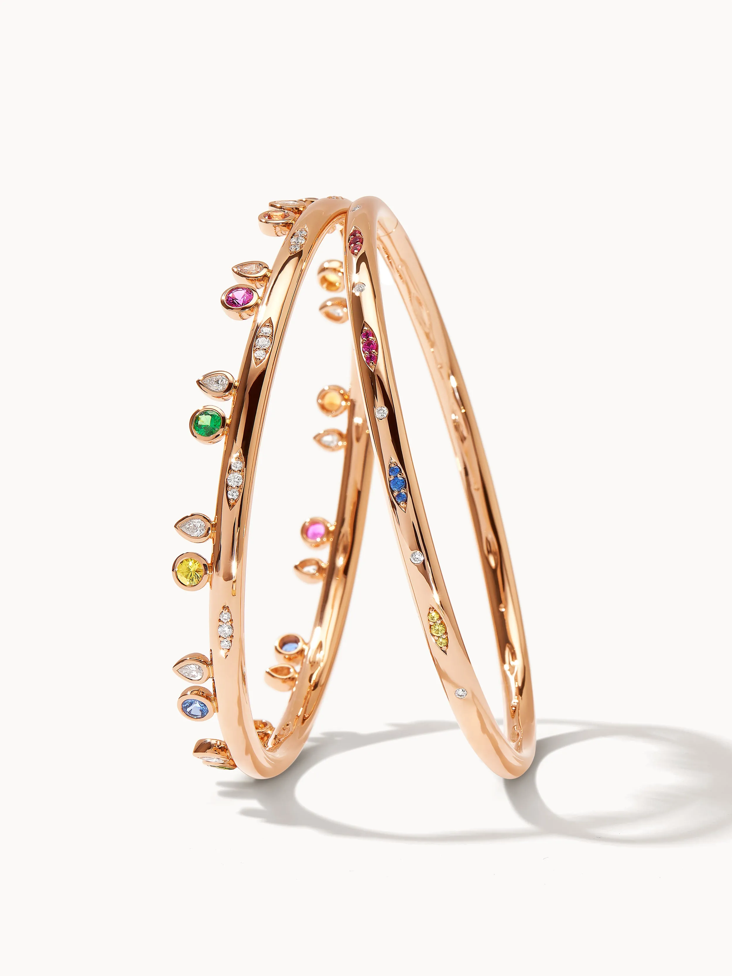 Bangle GYPSY 'Candy' 17 cm 18K rose gold