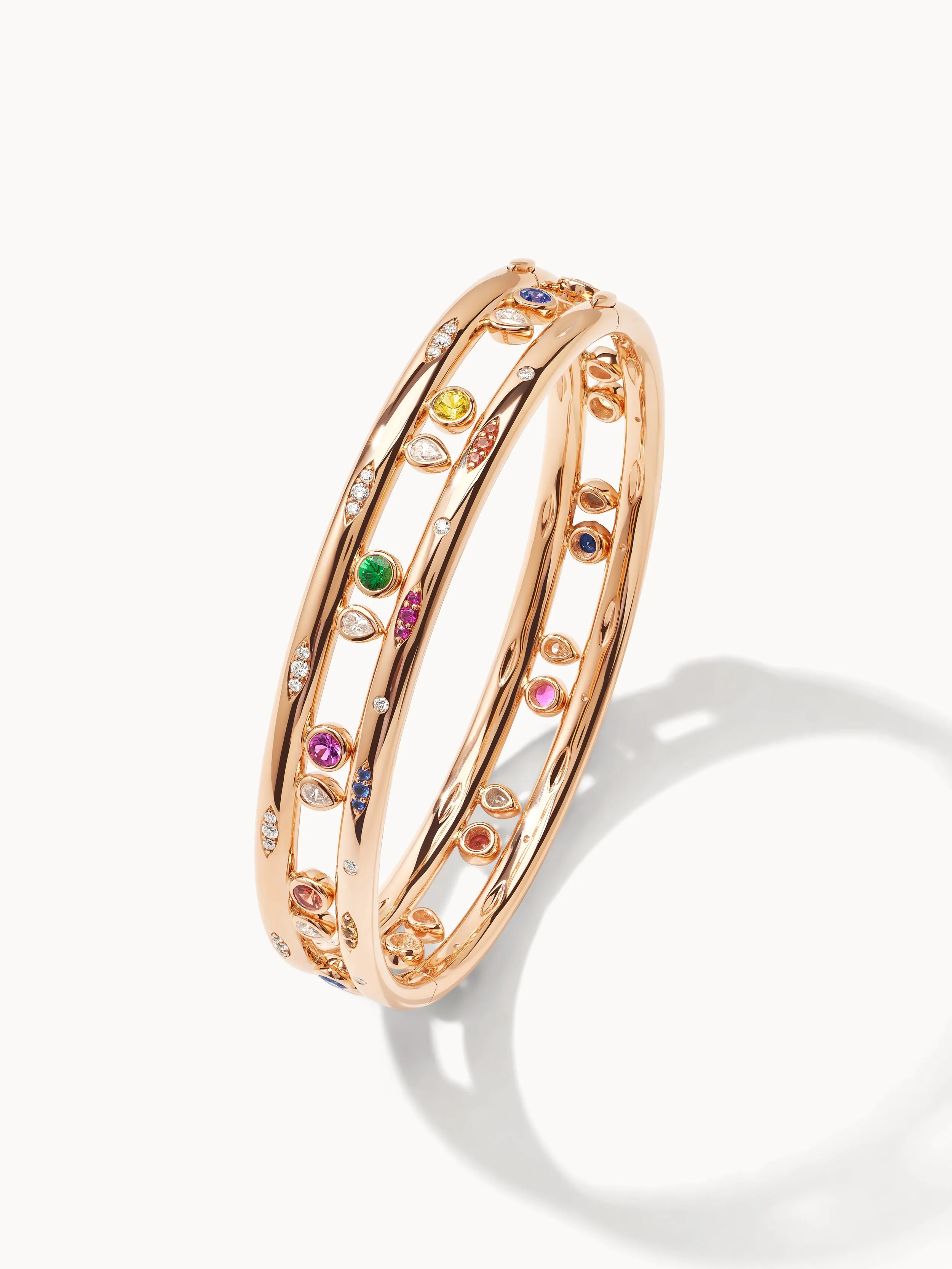 Bangle GYPSY 'Candy' 17 cm 18K rose gold