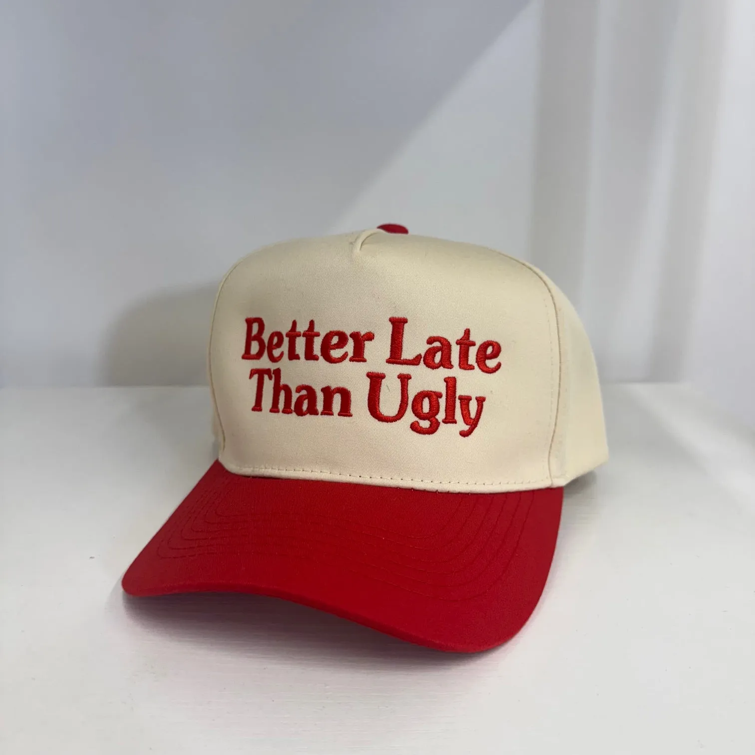 Better Late Than Ugly 5 Panel Hat