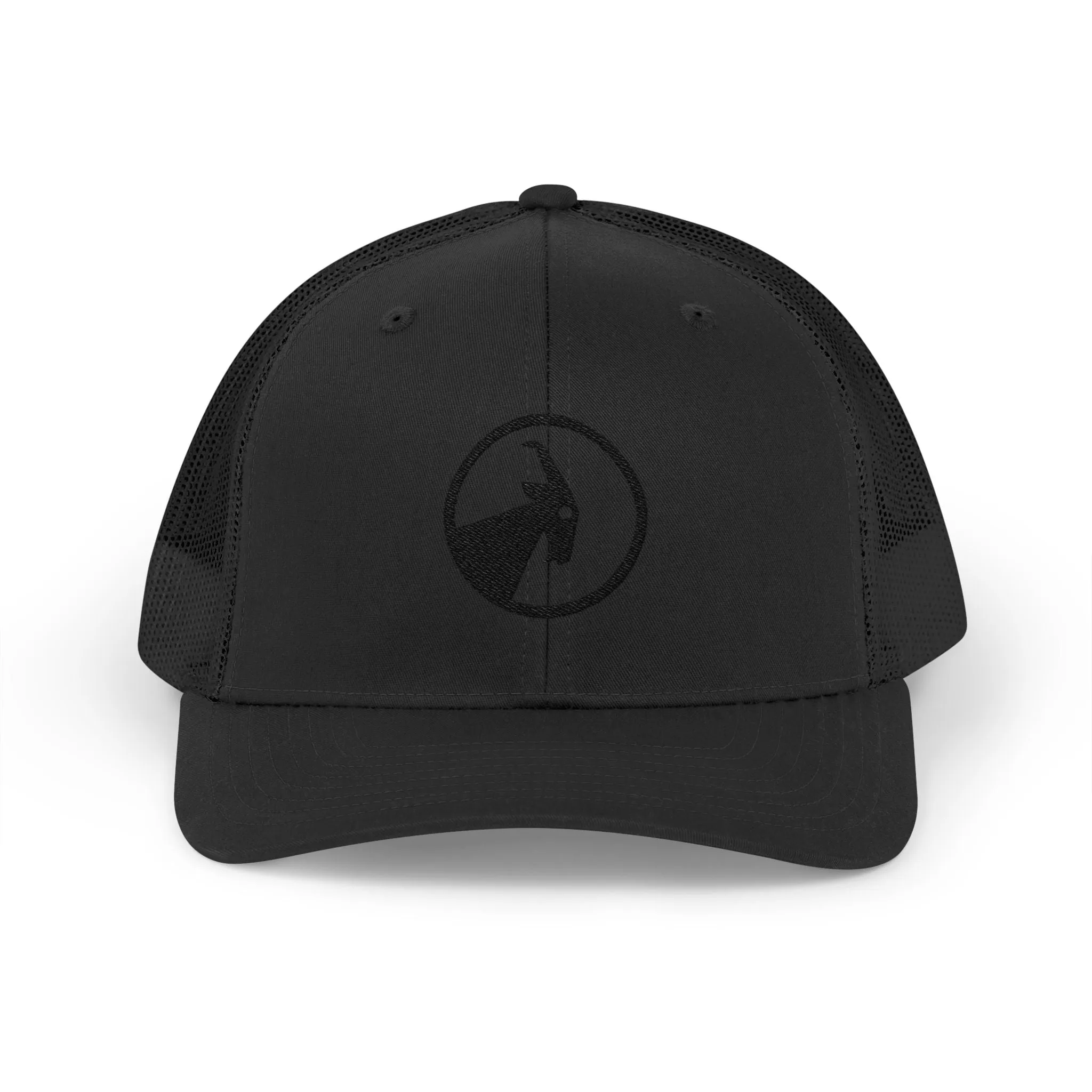 BILLY Snapback Trucker Cap (Black Goat - Embroidery) — AVAILABLE IN 8 COLORS