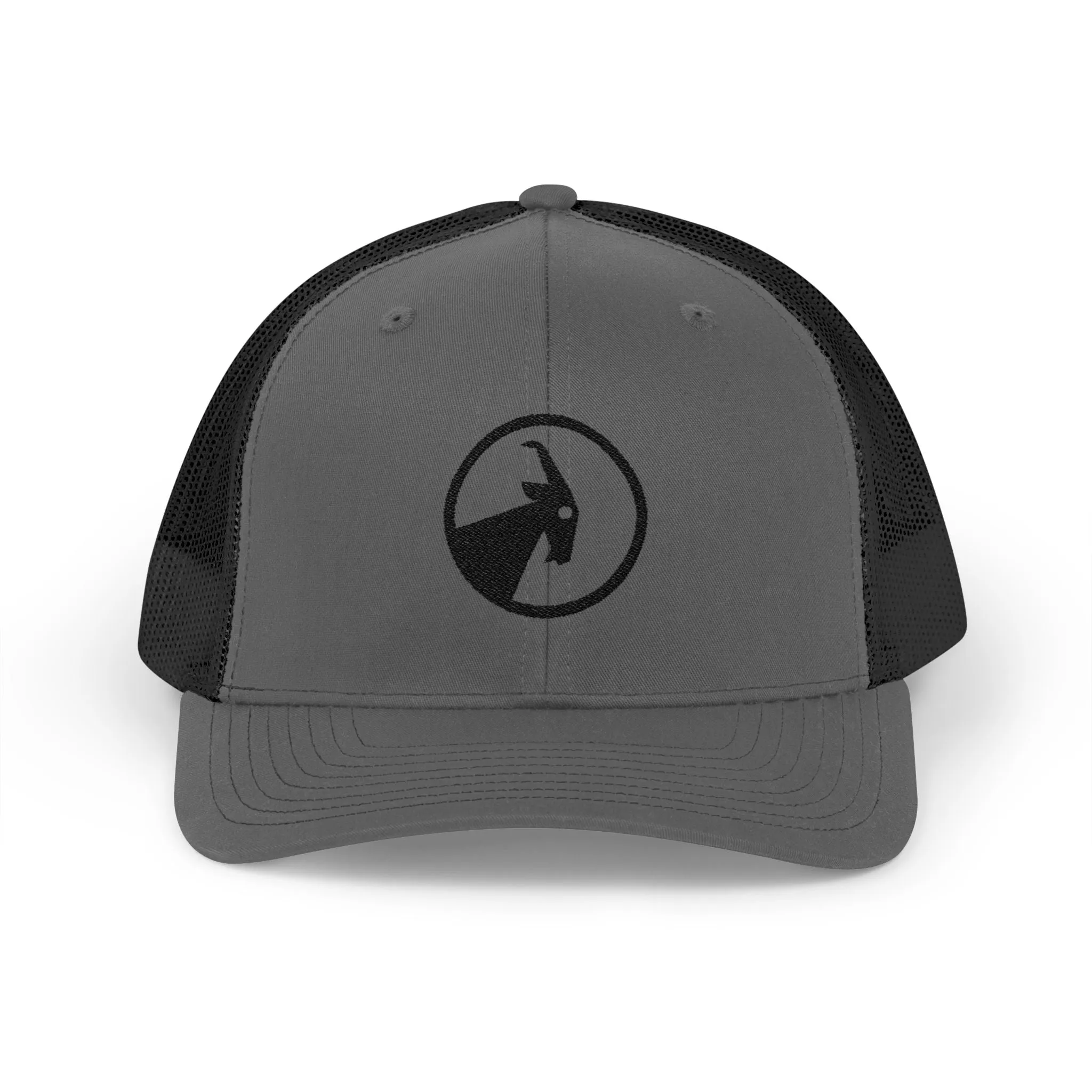 BILLY Snapback Trucker Cap (Black Goat - Embroidery) — AVAILABLE IN 8 COLORS