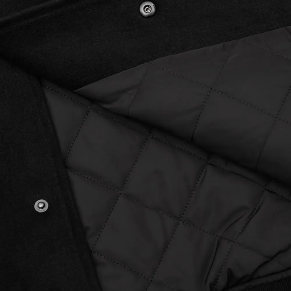 Black Wool Embroidered Jacket