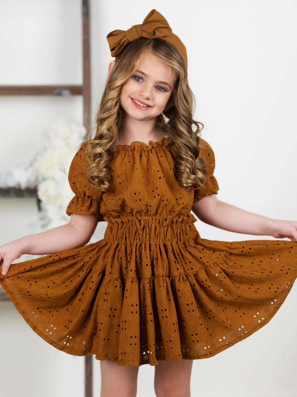 Boho Charm Smocked Top and Skirt Set