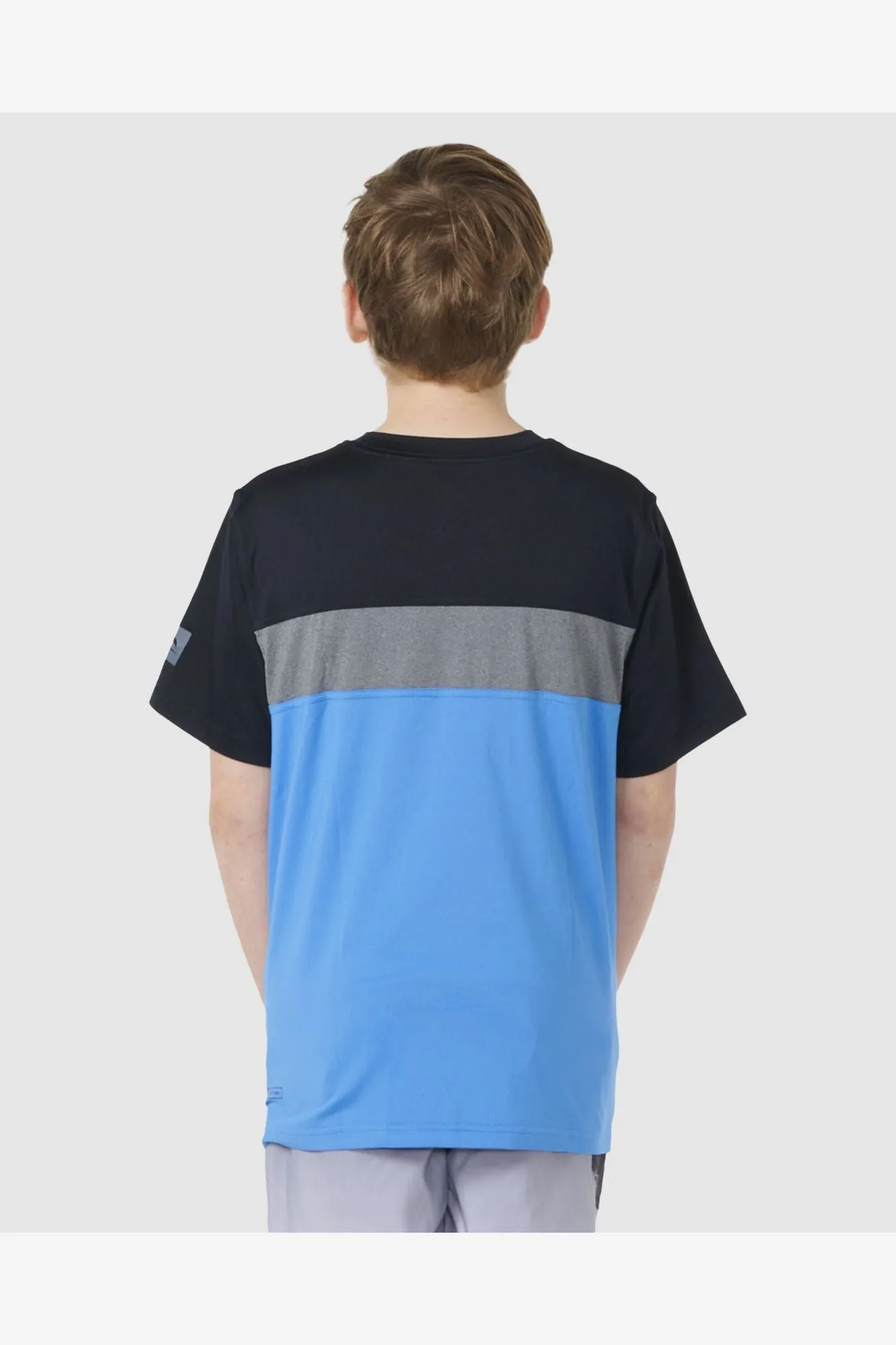 BOYS UNDERTOW S/S RASH VEST - COBALT BLUE