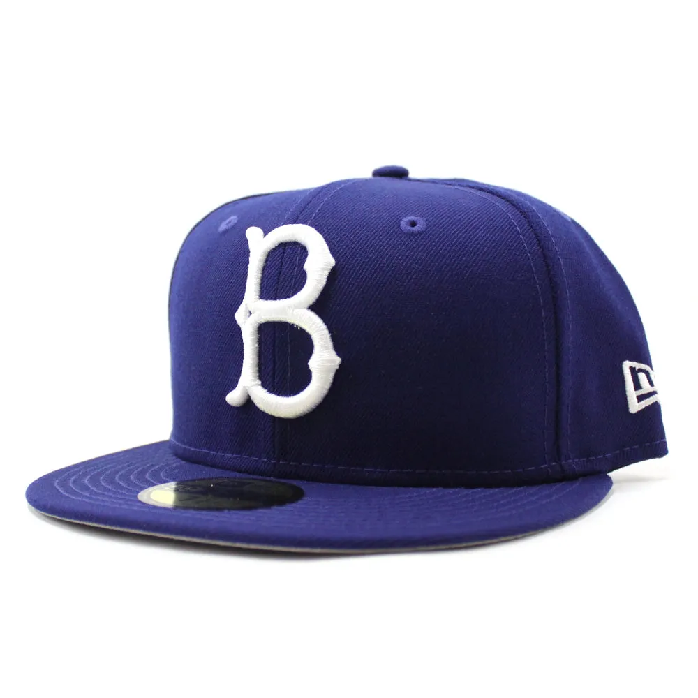 Brooklyn Dodgers 1949 New Era 59Fifty Fitted Hat (Cardinal Gray Under Brim)