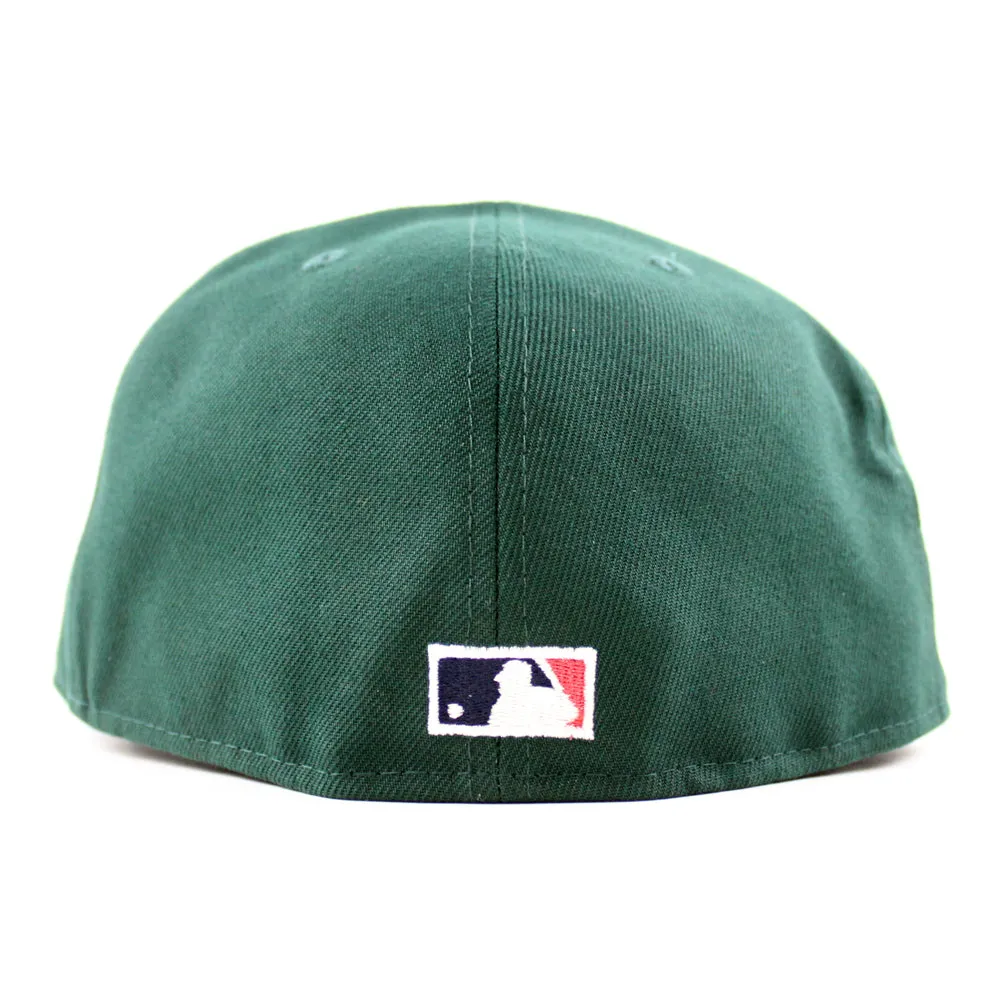 Brooklyn Dodgers 1955 World Series 59Fifty New Era Fitted Hat (Green Navy Gray Under Brim)