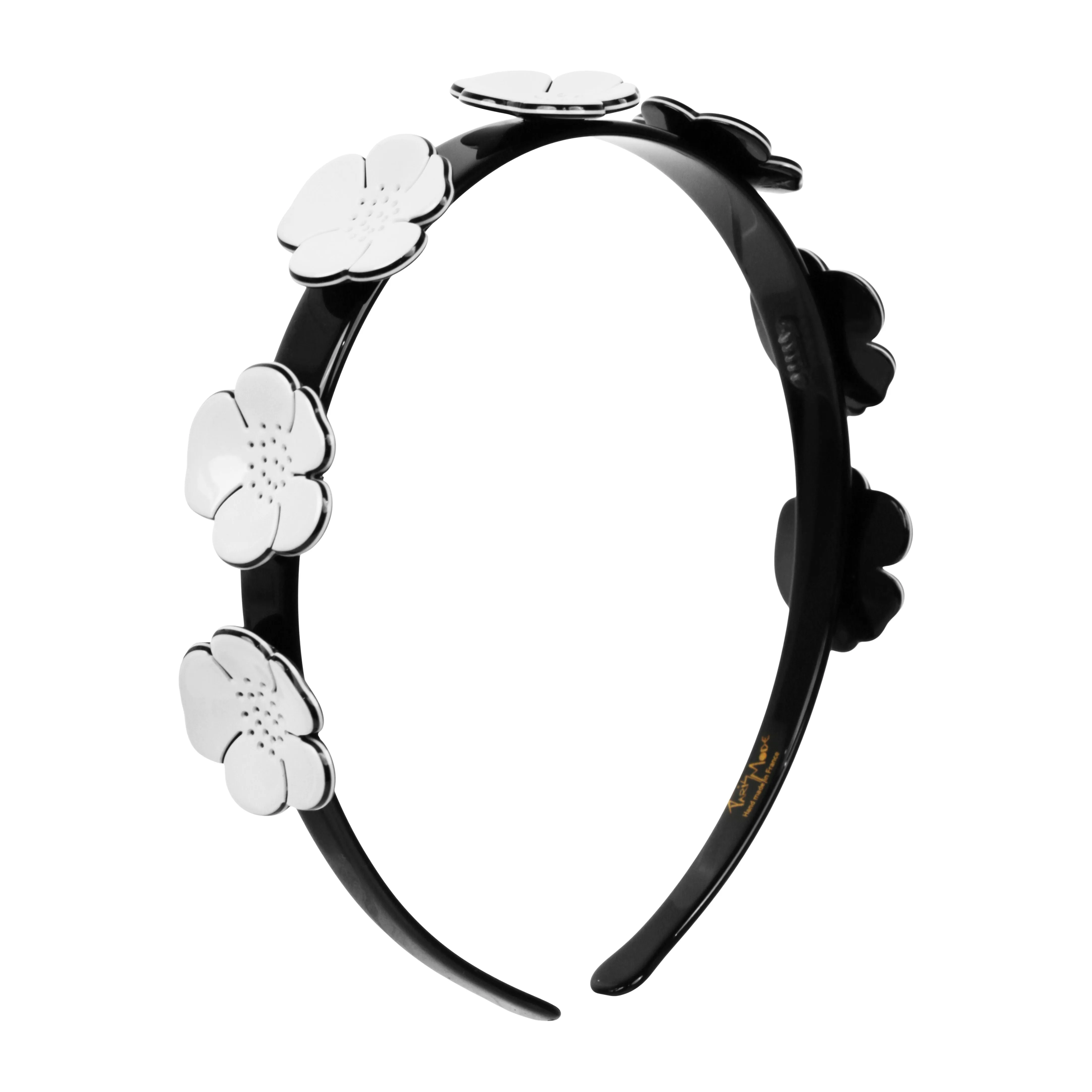 Camellia 1.5 cm White Alice Band
