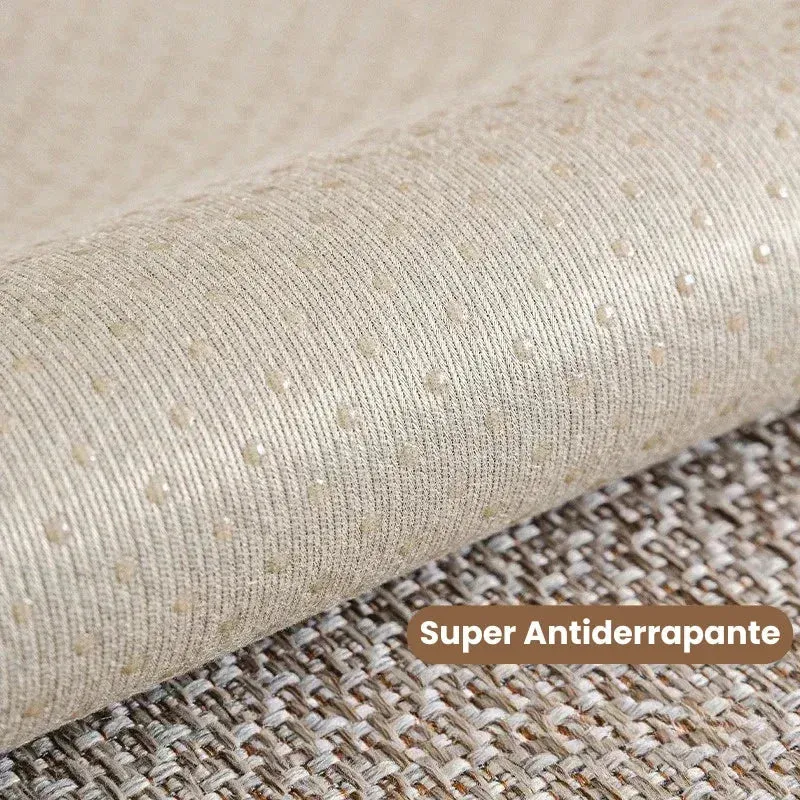 Capa para Sofá em Linho Antiderrapante Azul Acinzentado