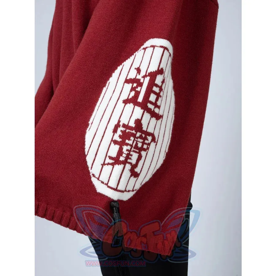 Cartoon Fox face Embroidery Tassels Sweater Pullover mp005913