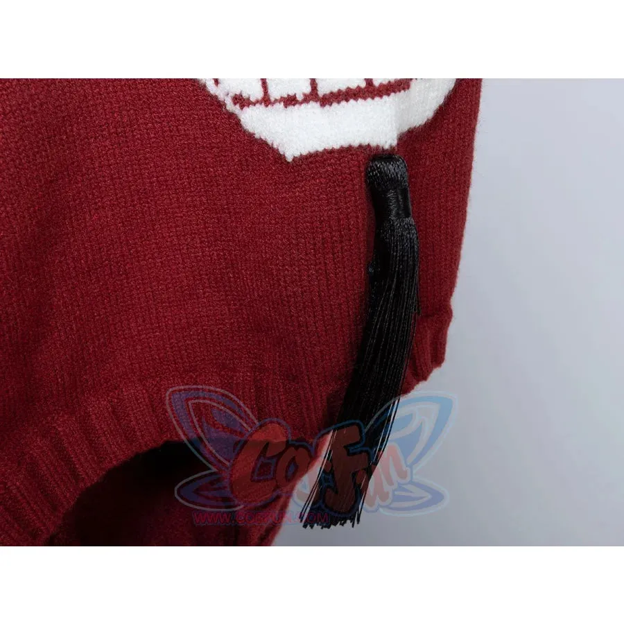 Cartoon Fox face Embroidery Tassels Sweater Pullover mp005913