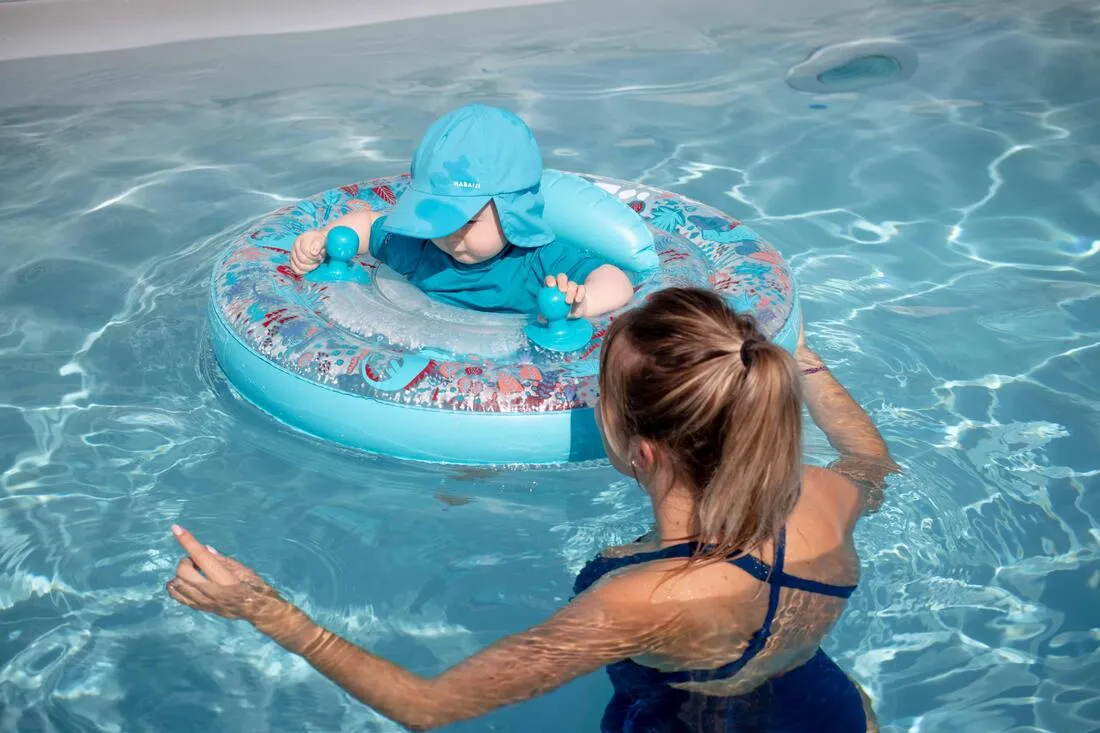 Casquette anti UV bébé nageur