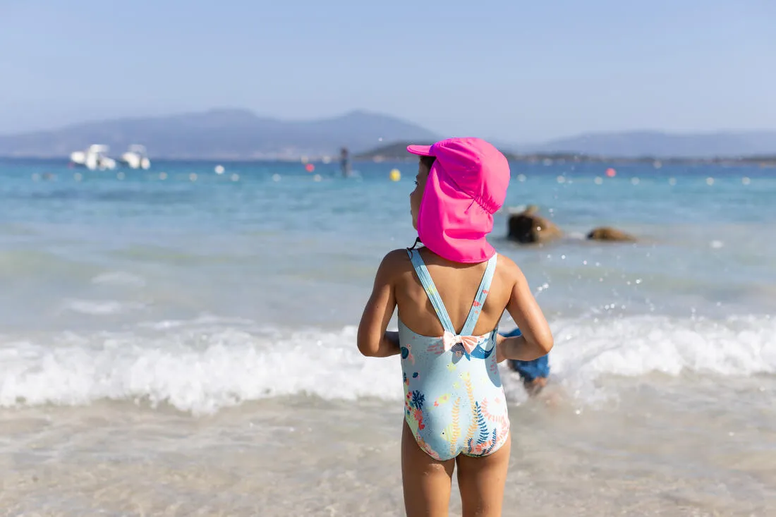 Casquette anti UV bébé nageur