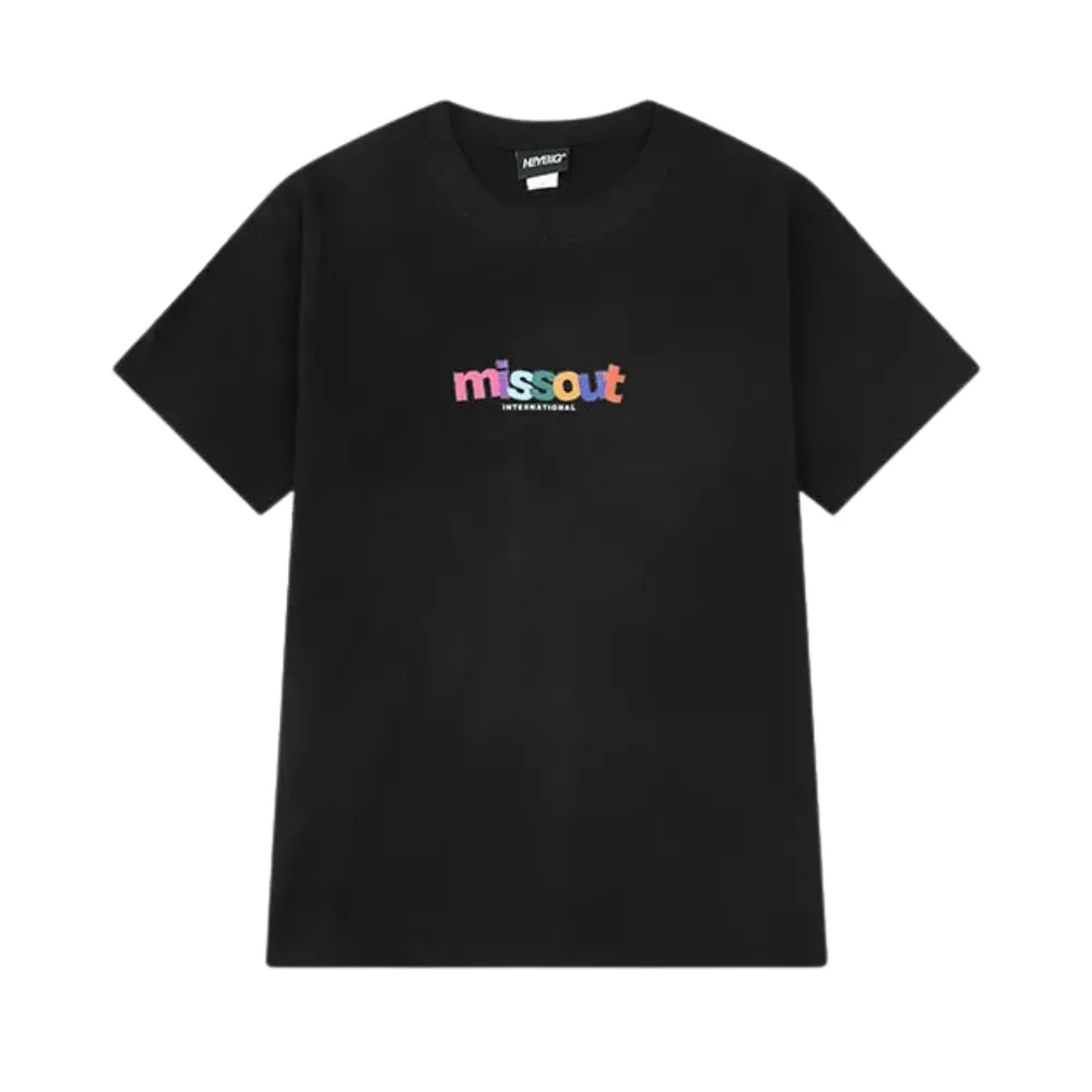 Casual Colorful Letter Print T-shirt
