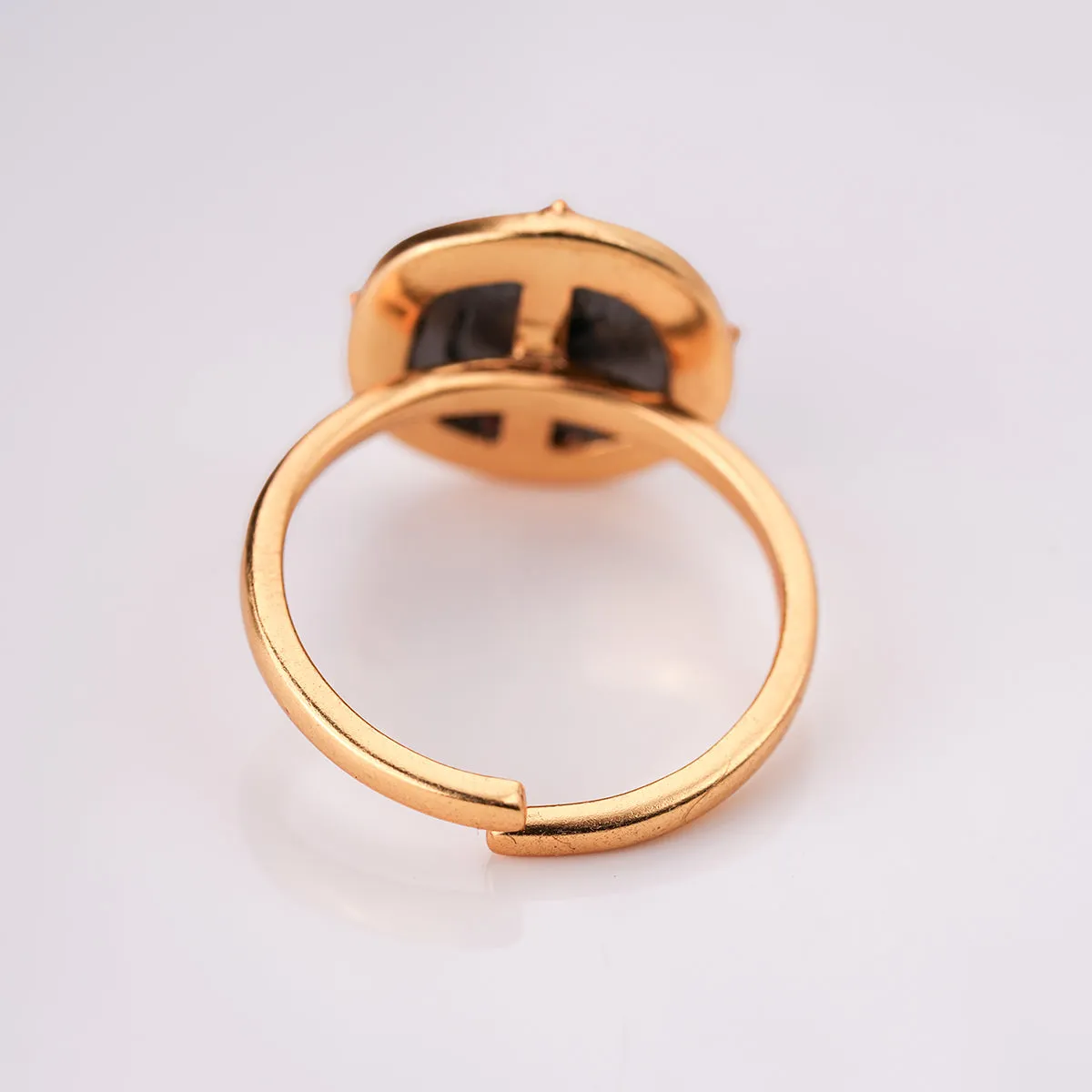 Celestial Duo Silver Finger Ring by MOHA