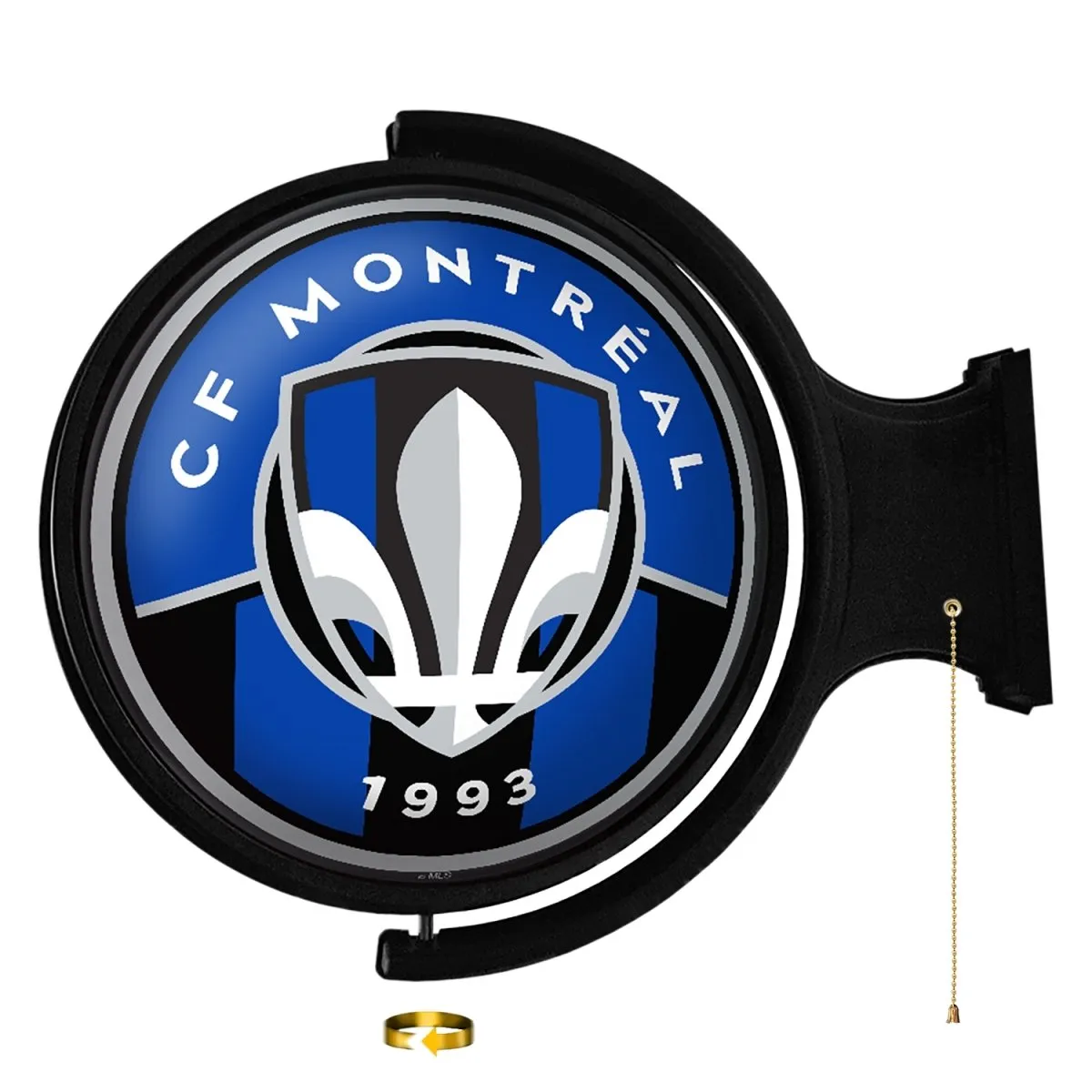 CF Montréal: Original Round Rotating Lighted Wall Sign