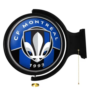 CF Montréal: Original Round Rotating Lighted Wall Sign