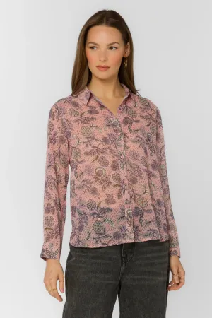 Chanelle Blouse in Kawaii Bloom