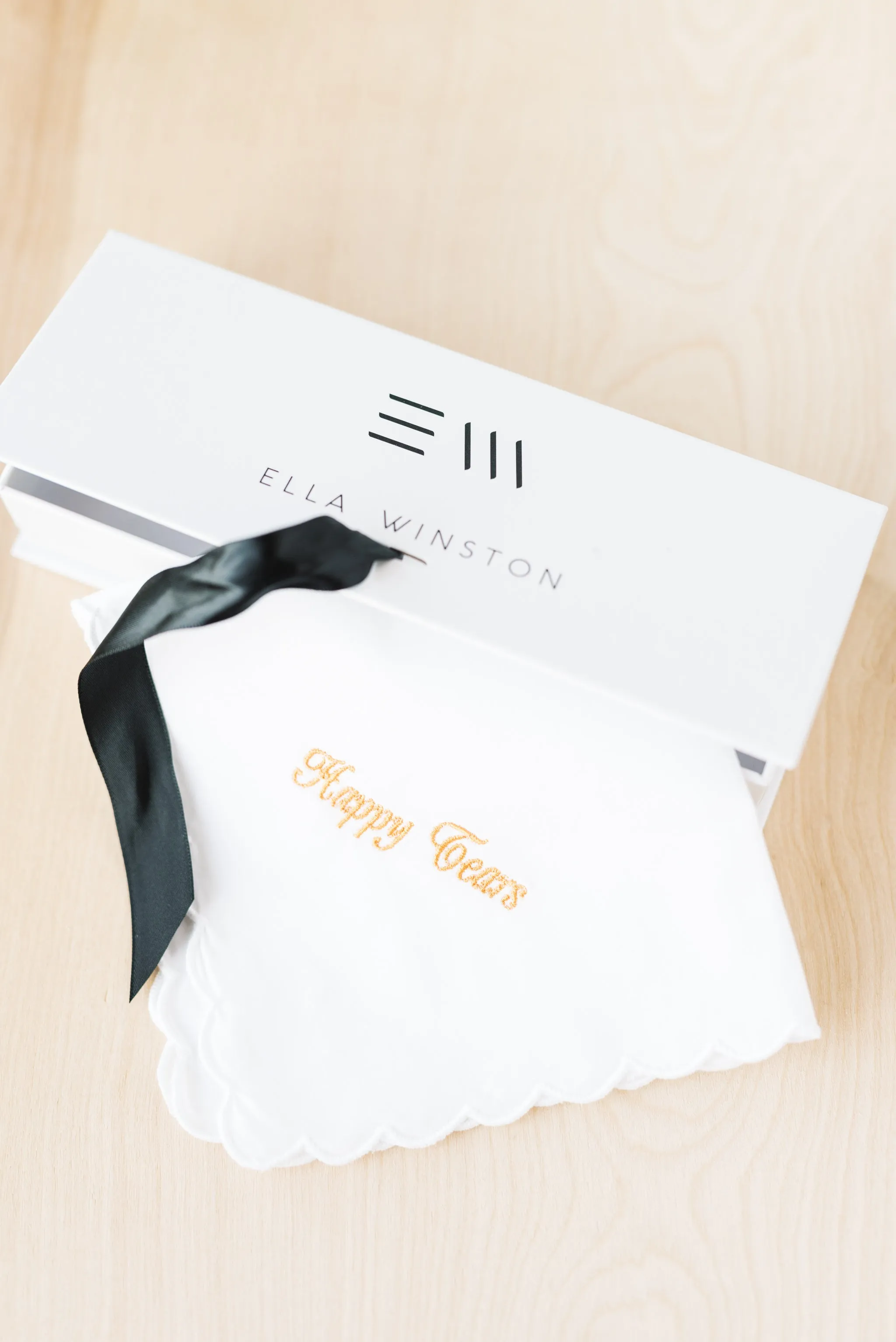 Chapel Lace Embroidered Bridal Handkerchief