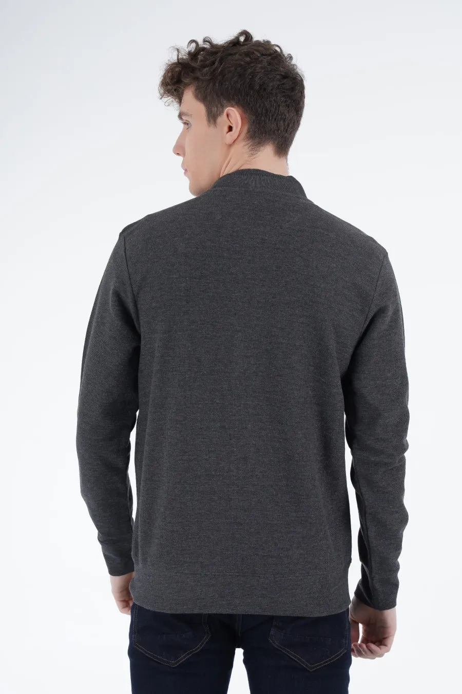 Charcoal Knit Upper