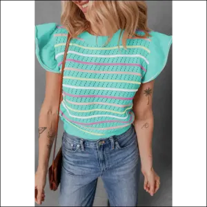 Chic Green Striped Knit: Prepare for Compliments (and Maybe a Stare or Two 😉)