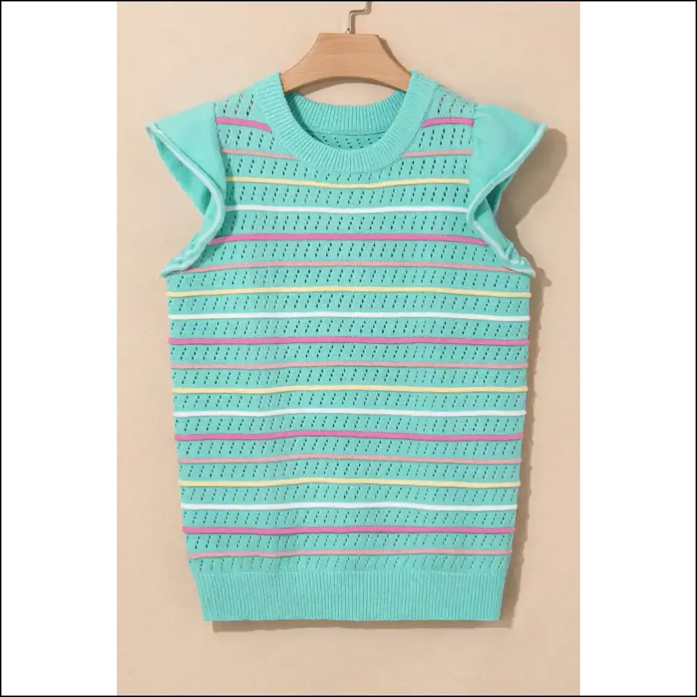 Chic Green Striped Knit: Prepare for Compliments (and Maybe a Stare or Two 😉)