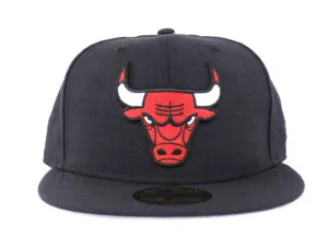 Chicago Bulls New Era 59Fifty Fitted Hat (Navy Gray Under Brim)