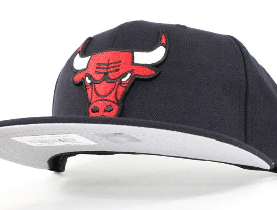 Chicago Bulls New Era 59Fifty Fitted Hat (Navy Gray Under Brim)
