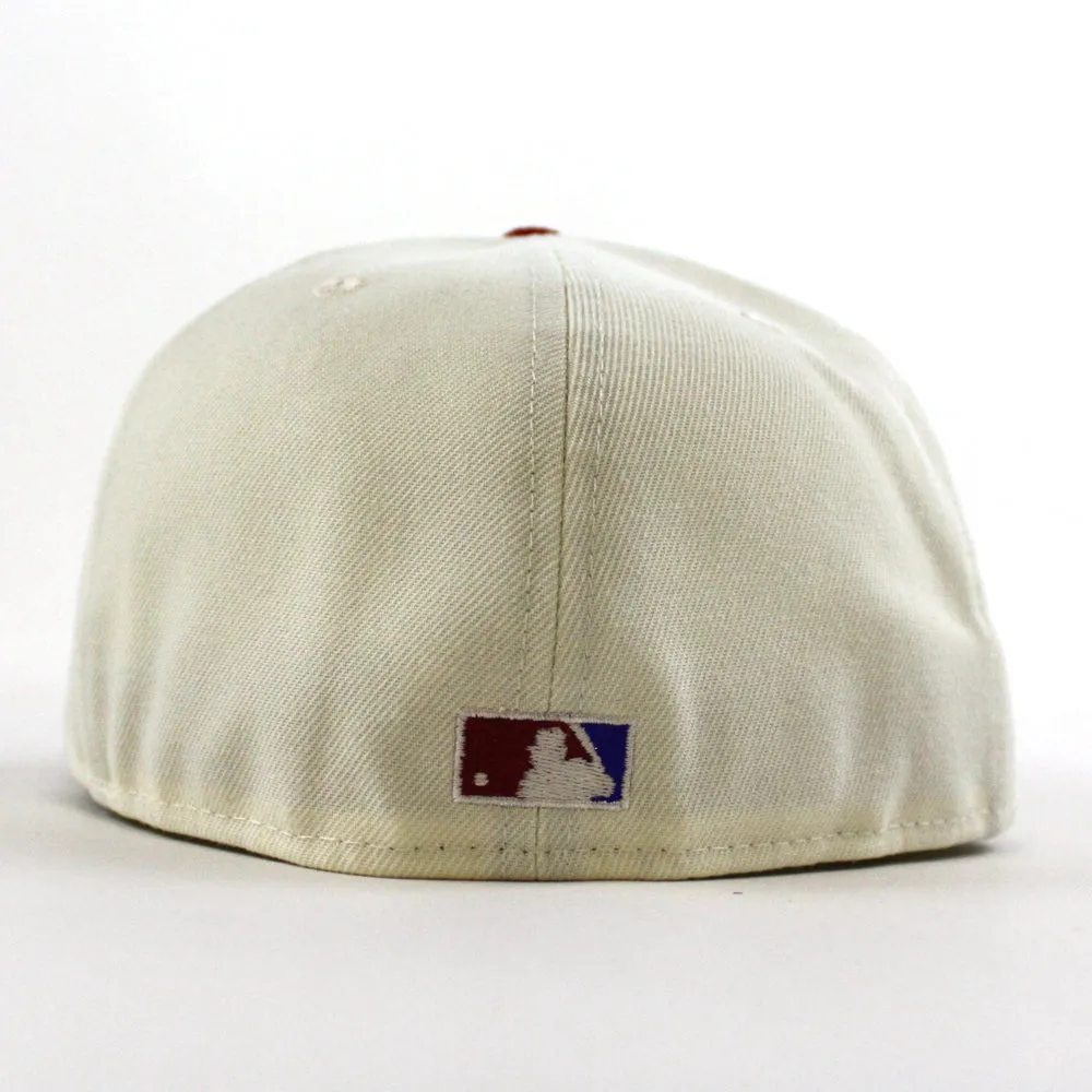 Chicago Cubs 1990 All Star Game New Era 59Fifty Fitted Hat (Chrome White Red Green Under Brim)