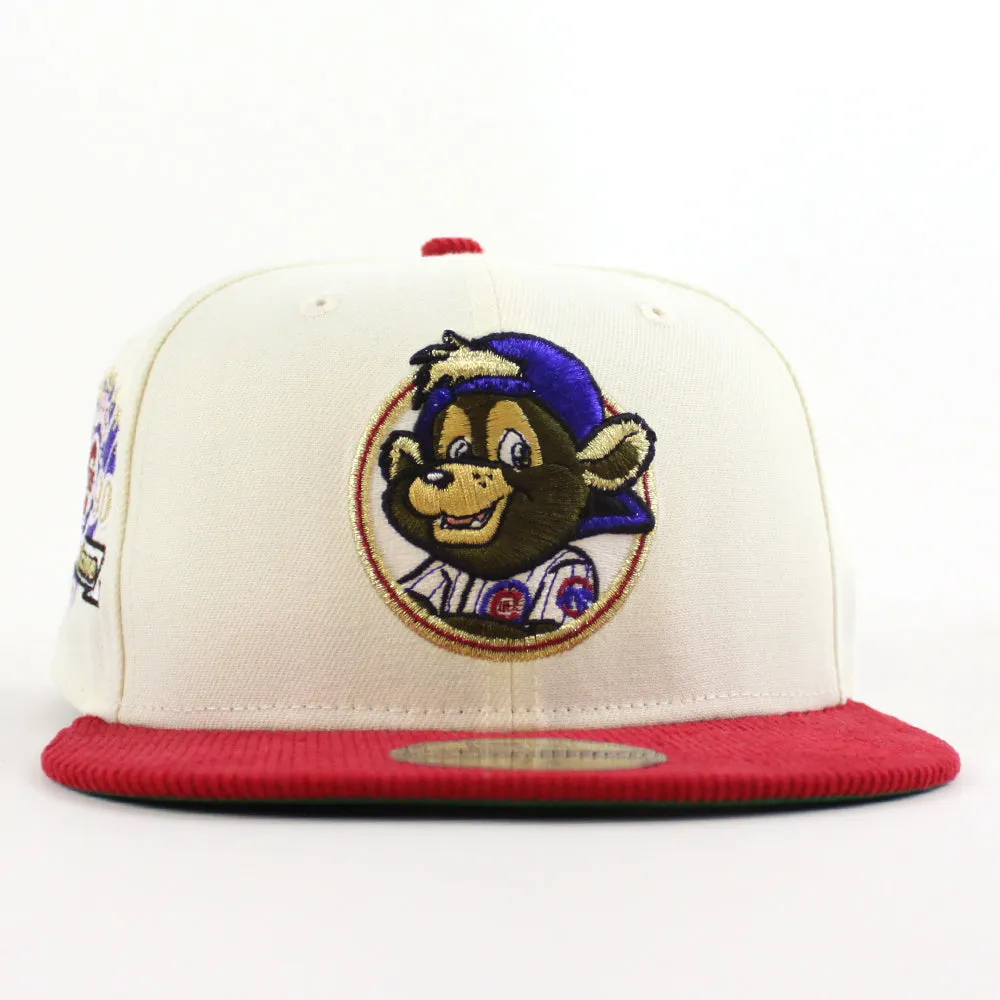 Chicago Cubs 1990 All Star Game New Era 59Fifty Fitted Hat (Chrome White Red Green Under Brim)