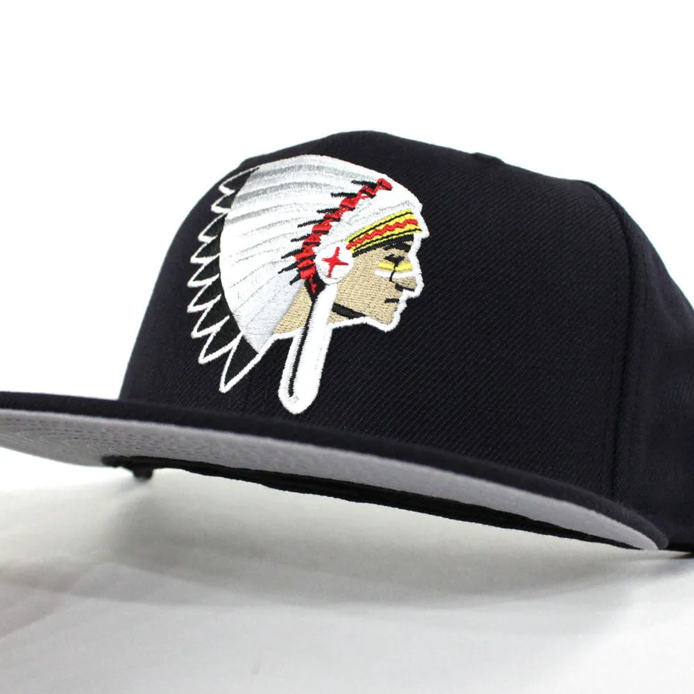 Chiefs New Era 59Fifty Fitted Hats (Navy Gray Under Brim)