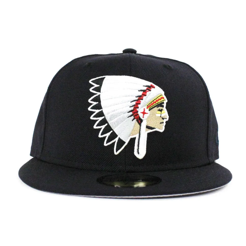 Chiefs New Era 59Fifty Fitted Hats (Navy Gray Under Brim)