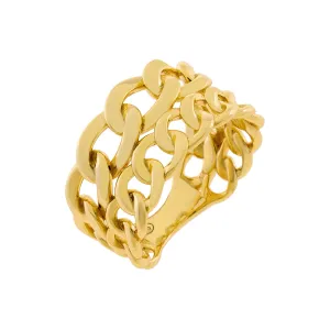 Chunky Double Chain Ring