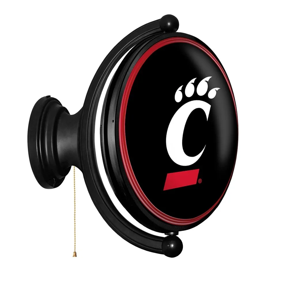 Cincinnati Bearcats: Original Oval Rotating Lighted Wall Sign