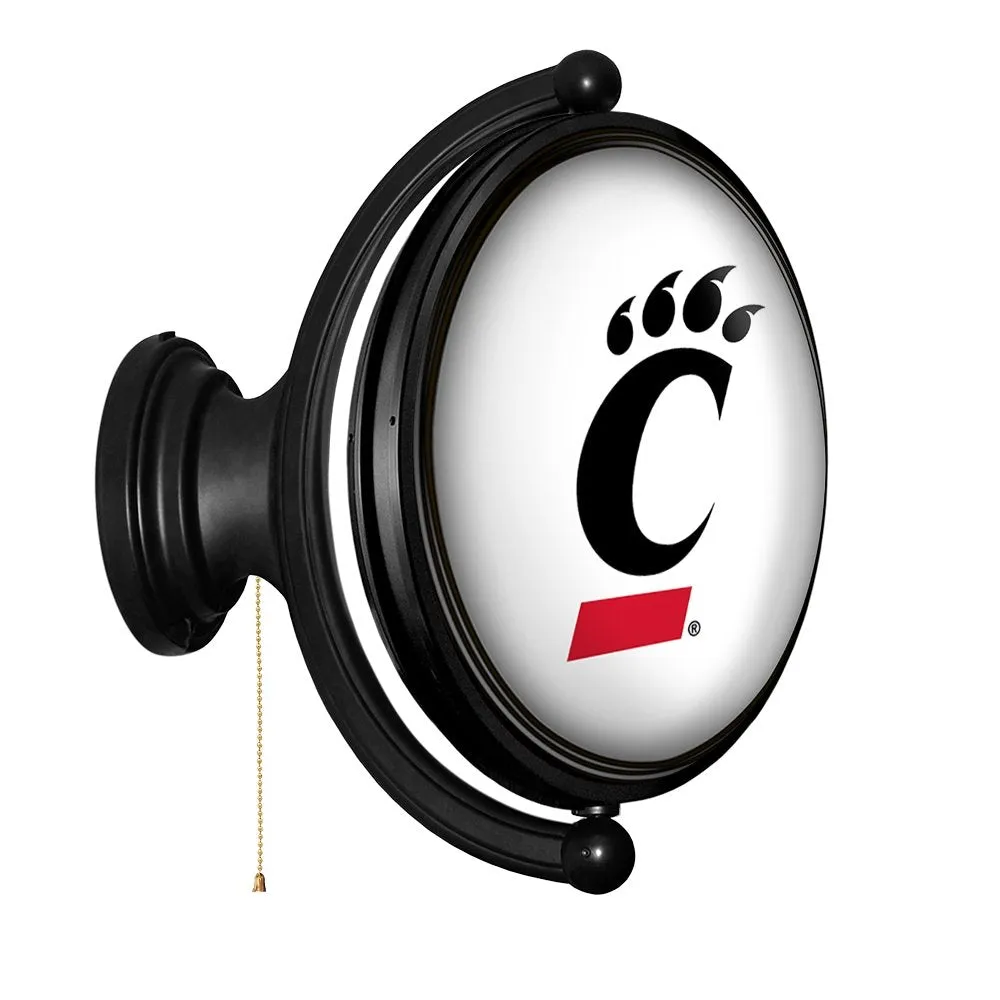 Cincinnati Bearcats: Original Oval Rotating Lighted Wall Sign