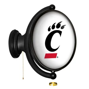 Cincinnati Bearcats: Original Oval Rotating Lighted Wall Sign