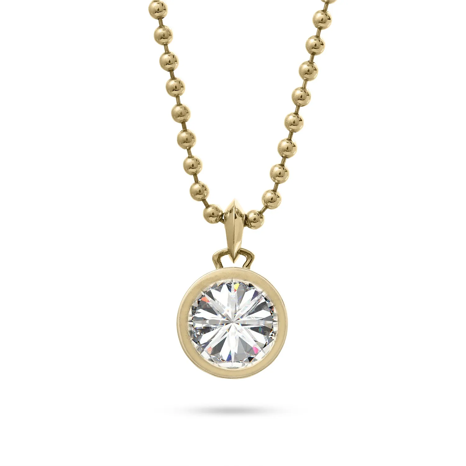 Clarity Diamond™ 3.00ct Lab Grown Round Diamond Pocket Watch Pendant
