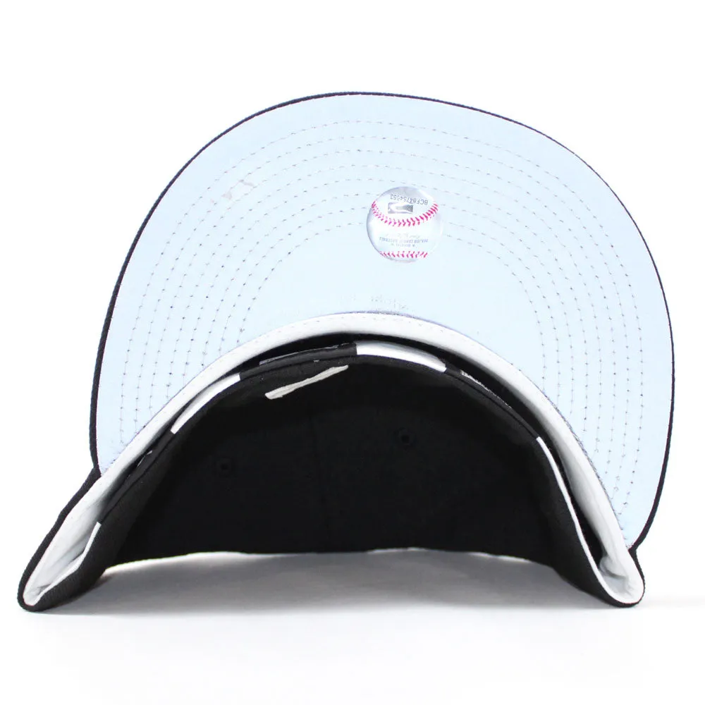 Colorado Rockies 25th Anniversary New Era 59Fifty Fitted Hat (Glow in the Dark BLACK REFLECTIVE  3M Gray Under Brim)