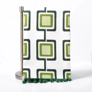 Copy of Mod Lounge Paper Company Mid Century Modern Retro Square Tea Towel Green