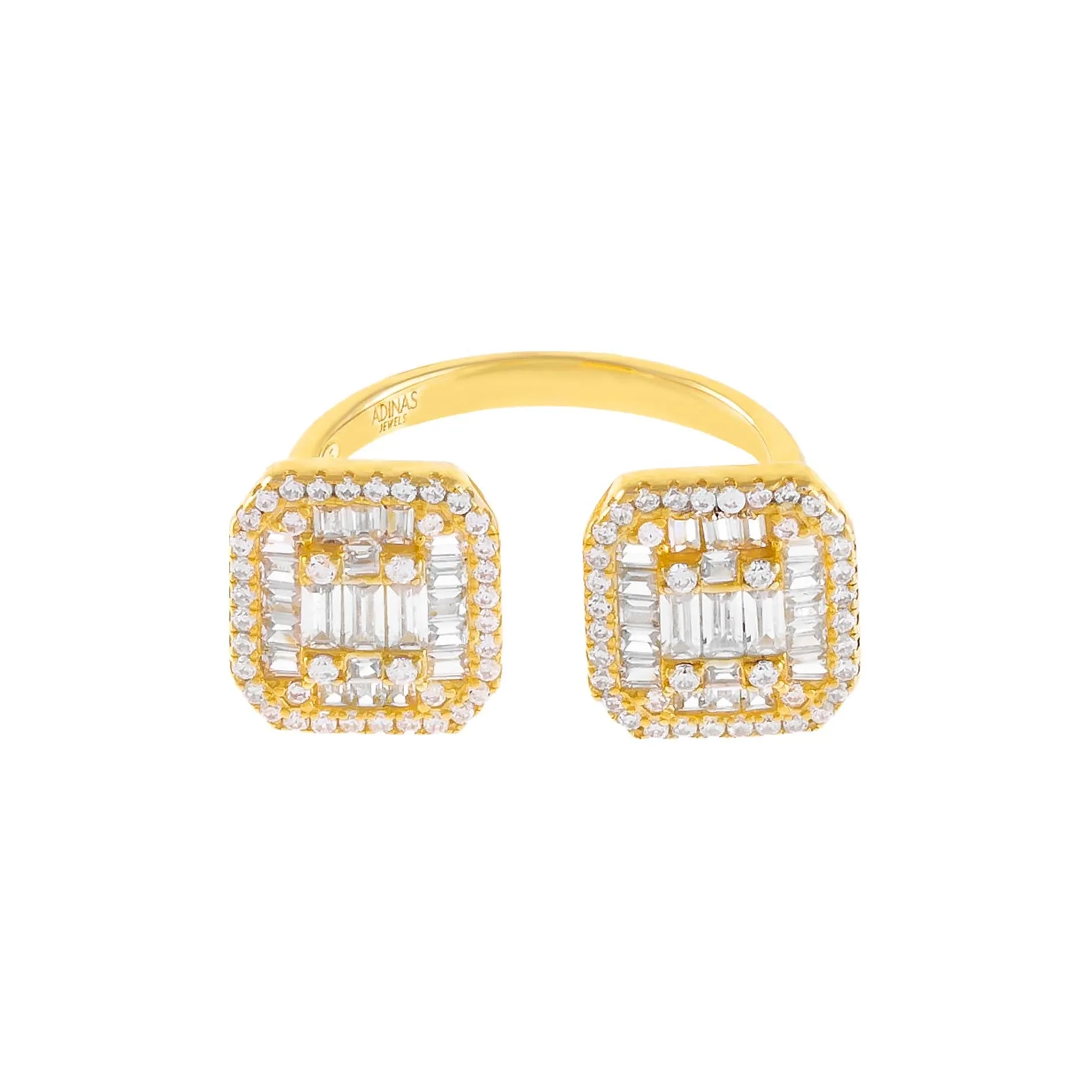 CZ Colored Illusion Ring