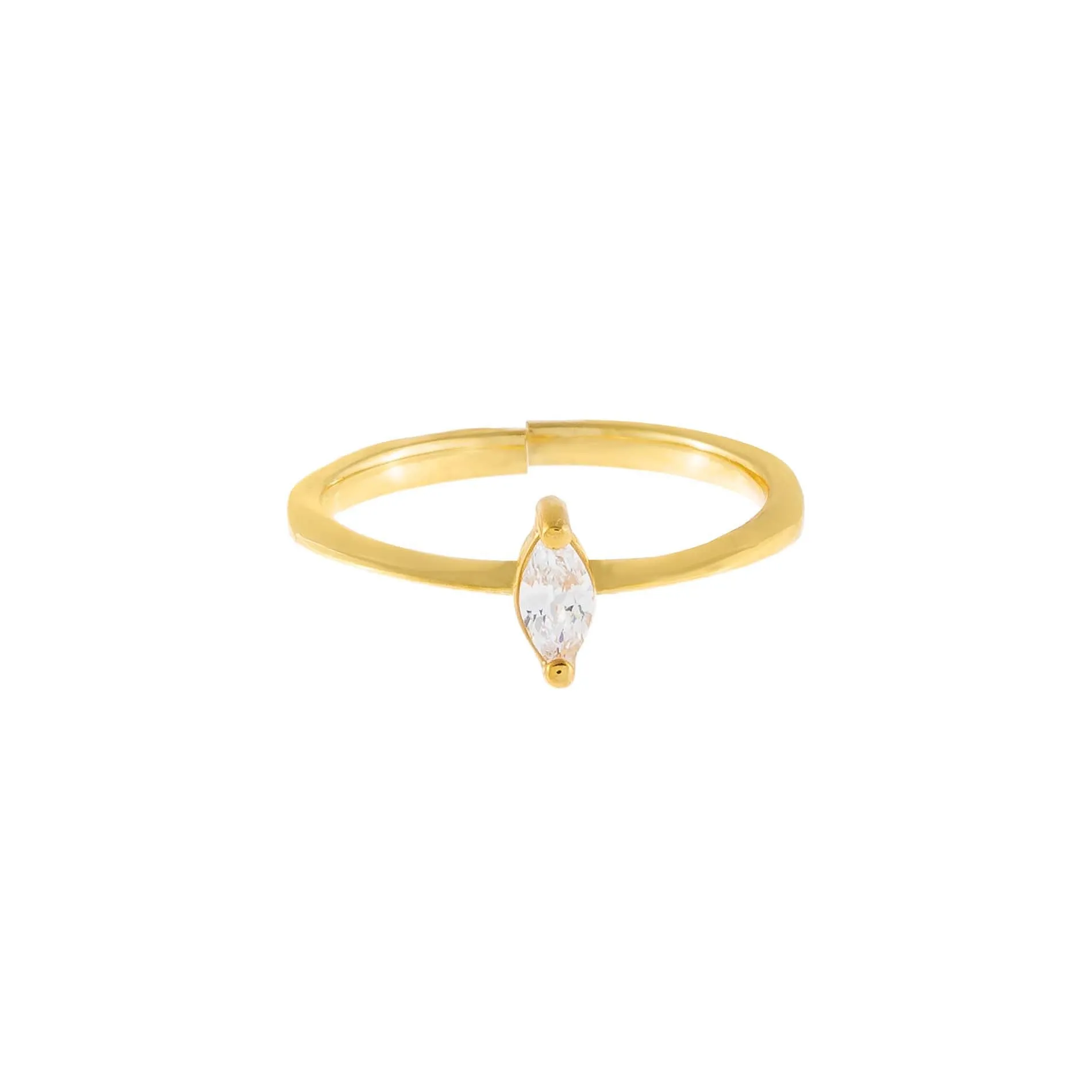 CZ Marquise Stone Ring