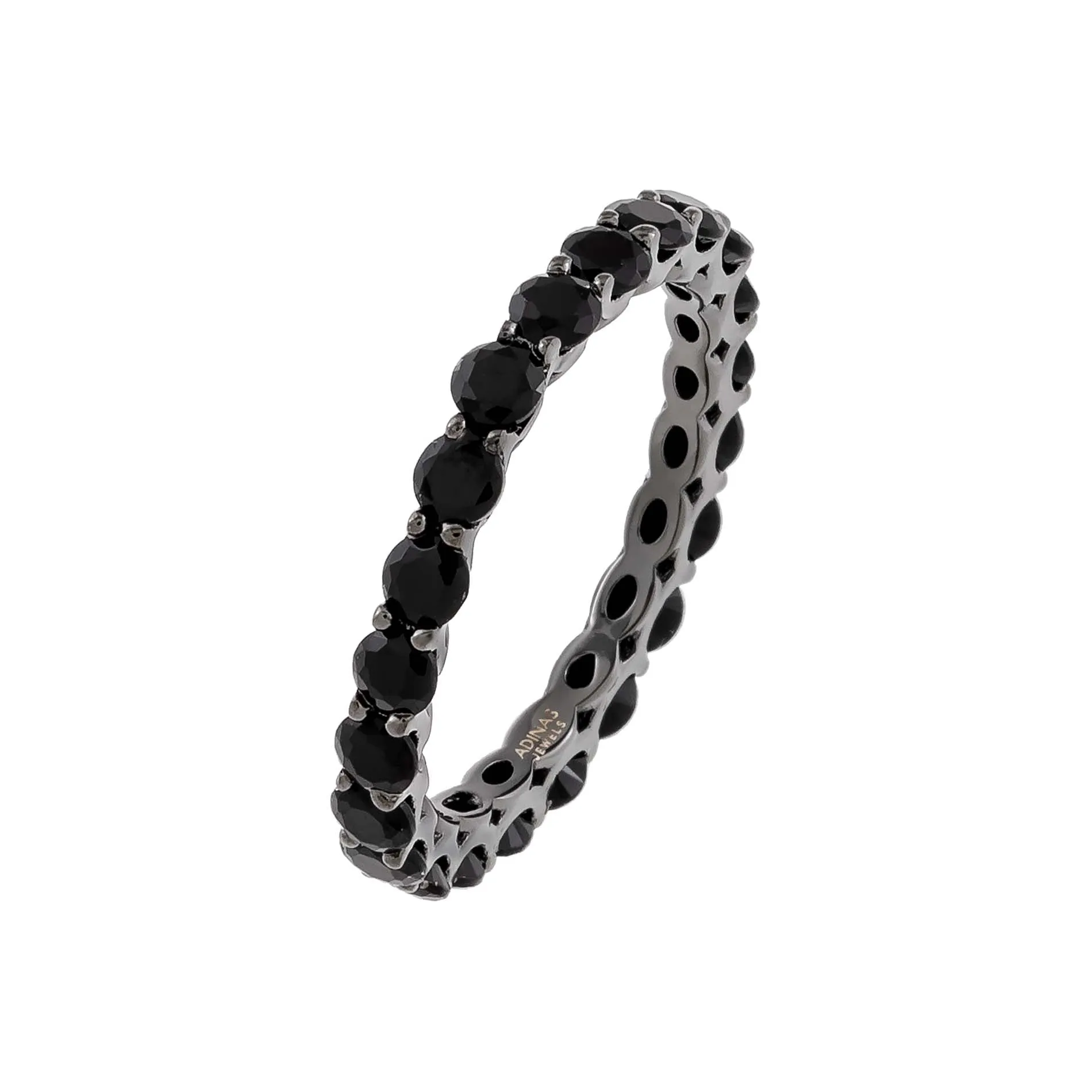 CZ Onyx Dainty Ring