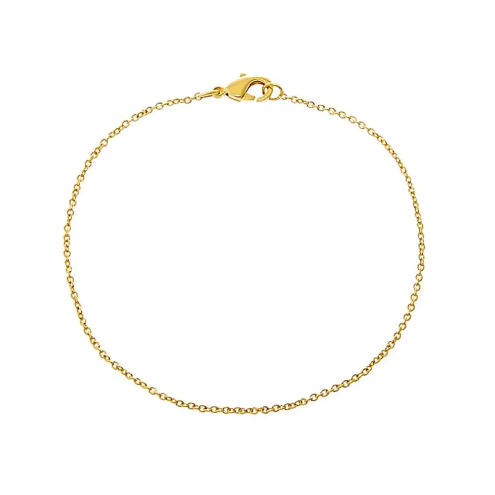 Dainty Cable Chain Anklet