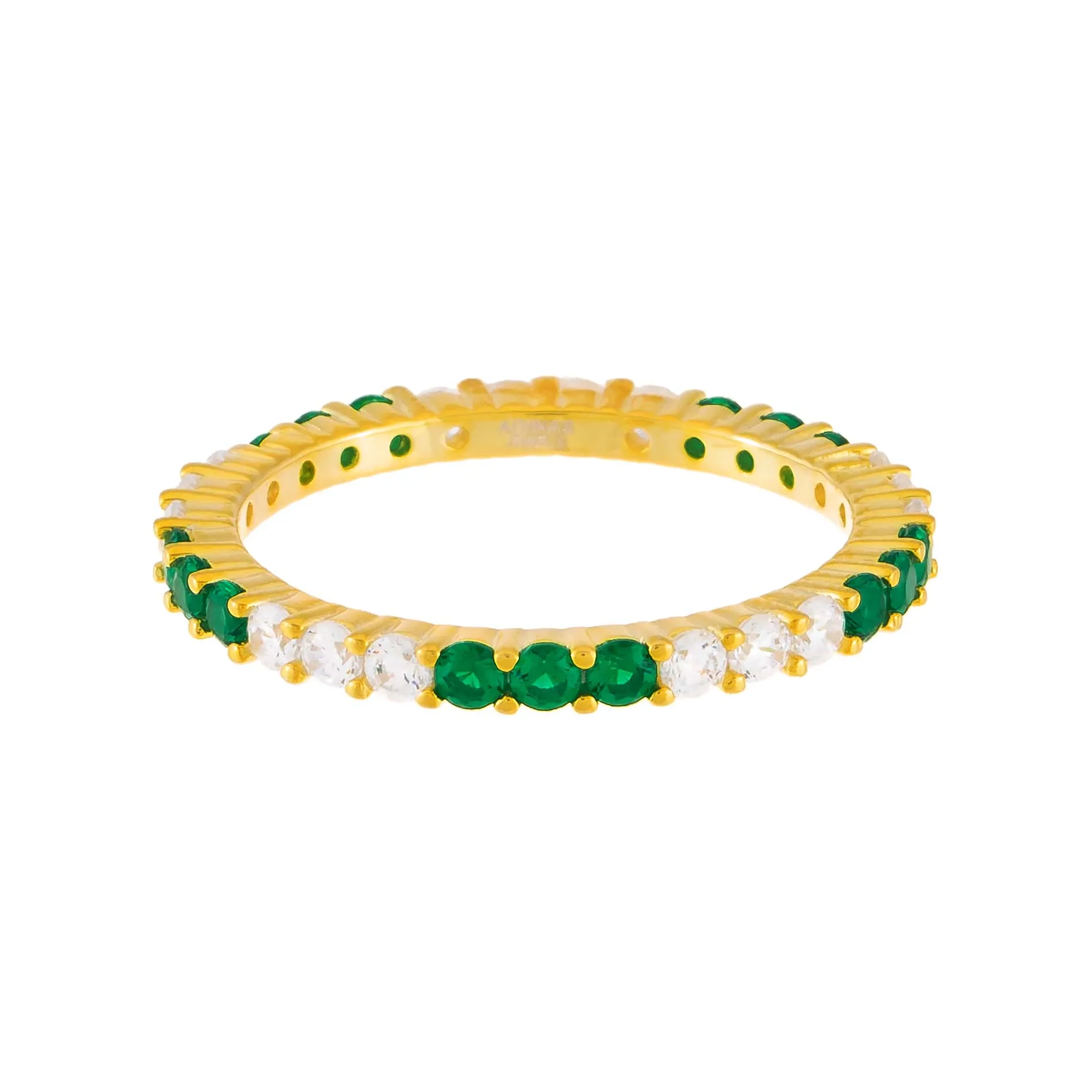 Dainty Colored Two Tone Ring