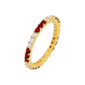 Dainty Colored Two Tone Ring