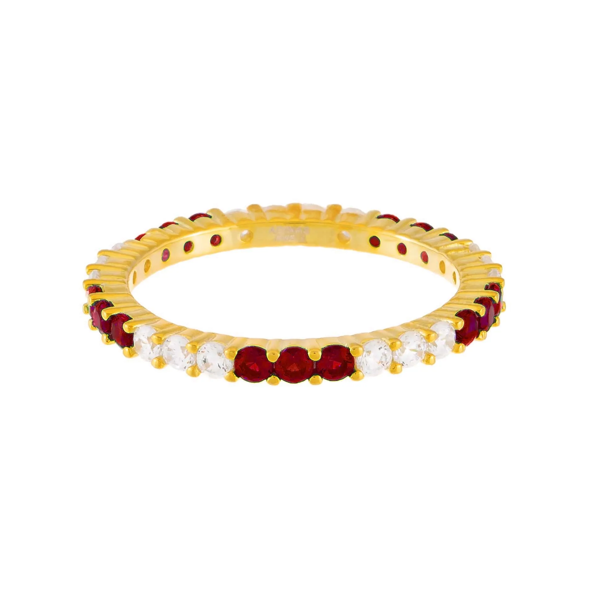 Dainty Colored Two Tone Ring