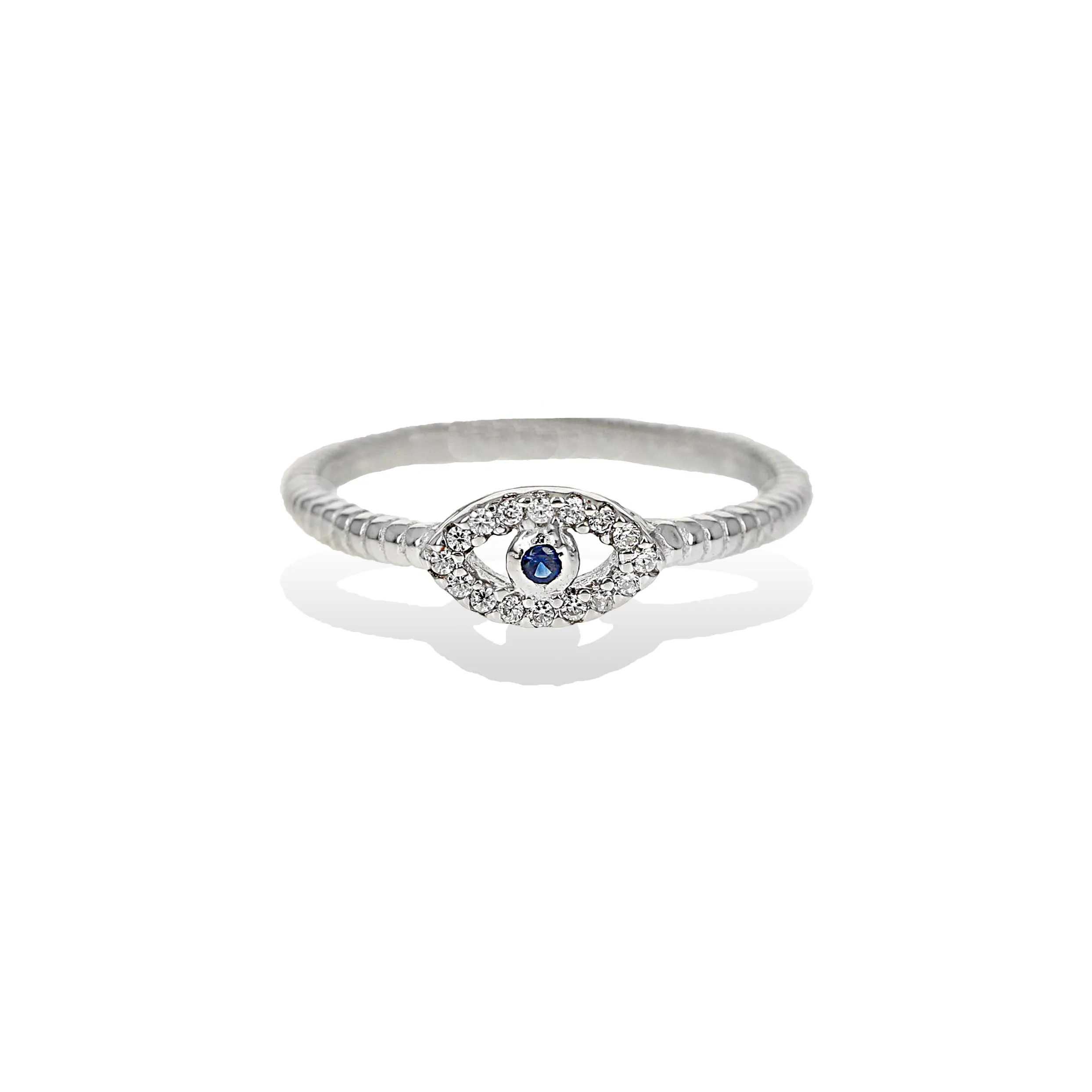 Dainty Evil Eye Ring