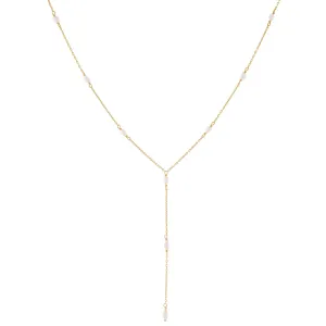 Dainty Pearl Lariat