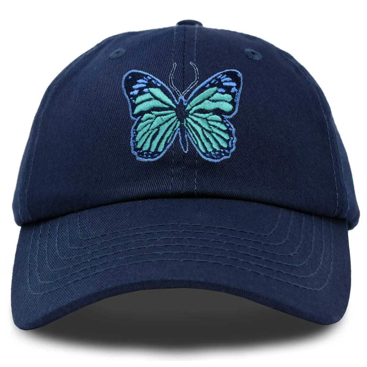 Dalix  Blue Butterfly Hat