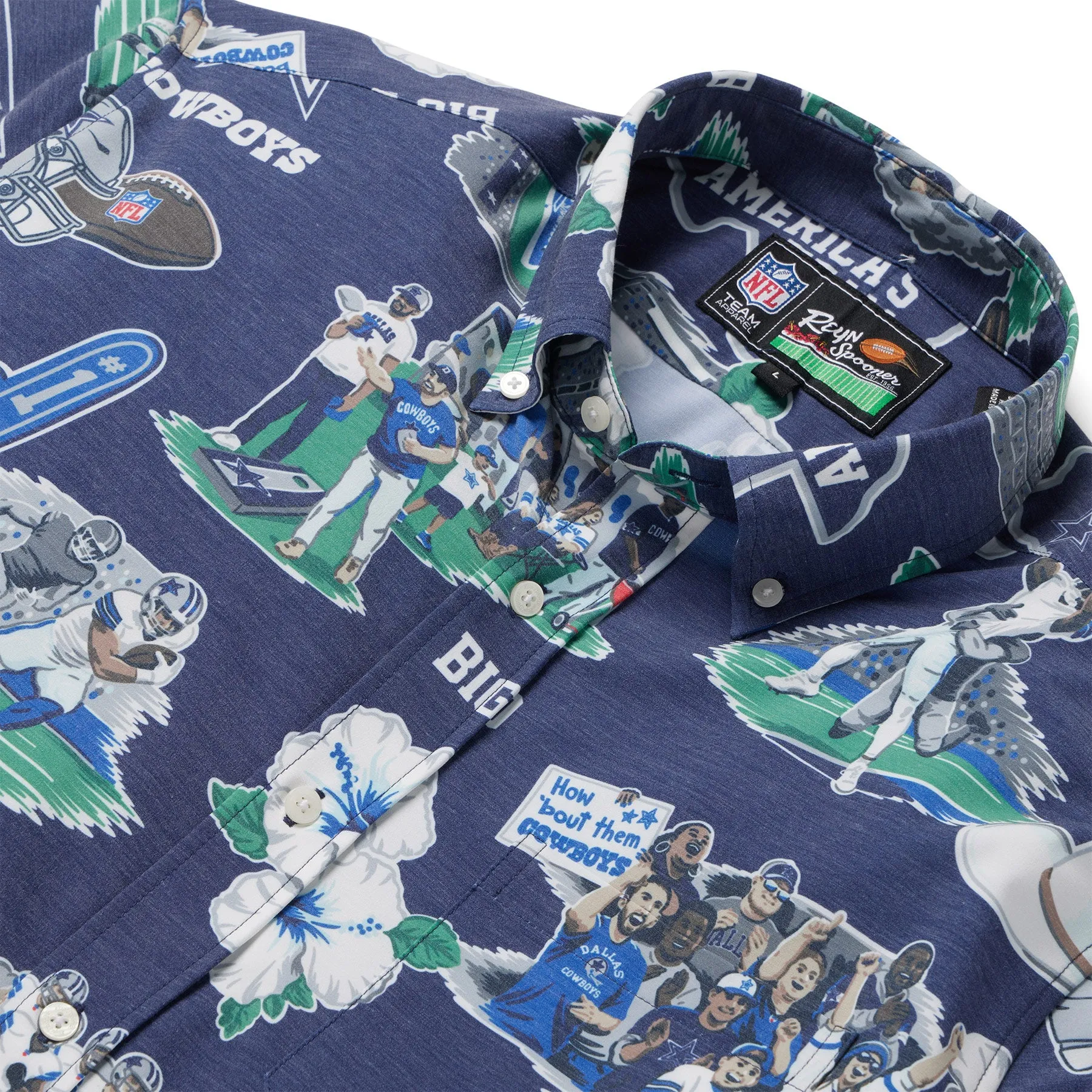 DALLAS COWBOYS SCENIC PERFORMANCE BUTTON FRONT